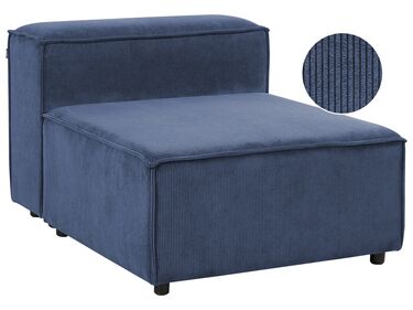 1 personers sofamodul blå fløjl APRICA