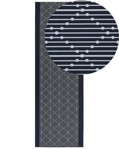 Matto kangas laivastonsininen 80 x 240 cm CHARVAD