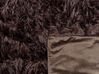 Faux Fur Bedspread 150 x 200 cm Brown DELICE_840333