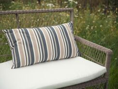 Ulkokoristetyyny sininen/beige 40 x 70 cm 2 kpl KASTOS