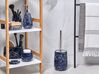 Ceramic 6-Piece Bathroom Accessories Set Blue ANTUCO_788701