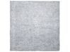 Vloerkleed polyester grijs gemêleerd 200 x 200 cm DEMRE_715219