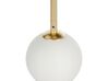 3 Light Metal LED Pendant Lamp Gold SHANNON_873356