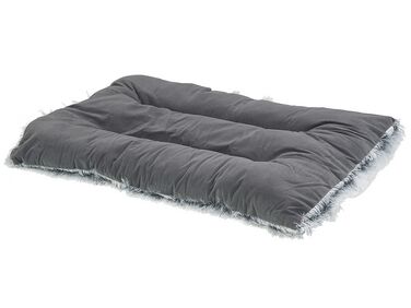 Velvet Dog Bed 60 x 45 cm Grey ERGANI