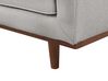 3 Seater Fabric Sofa Light Grey SKAULE_894101
