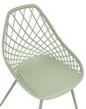 Conjunto de 2 sillas de comedor verde CANTON II_861843