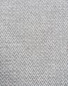 Set di 2 sedie da pranzo tessuto grigio chiaro e legno chiaro YUBA_837233