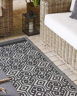 Ulkomatto musta 120 x 180 cm BARMER Ulkomatto musta 120 x 180 cm BARMER