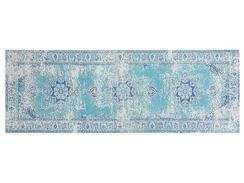 Matto puuvilla sininen 60 x 180 cm ALMUS Matto puuvilla sininen 60 x 180 cm ALMUS