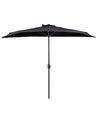 Halvrund parasoll 270 cm svart GALATI _829816