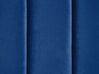 Driezitsbank fluweel marineblauw ARVIKA_806180