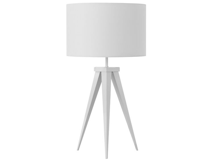 Lampa stołowa metalowa biała STILETTO_697675
