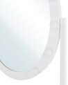 Miroir oval blanc sur pied 50 x 60 cm ROSTRENEN_756959