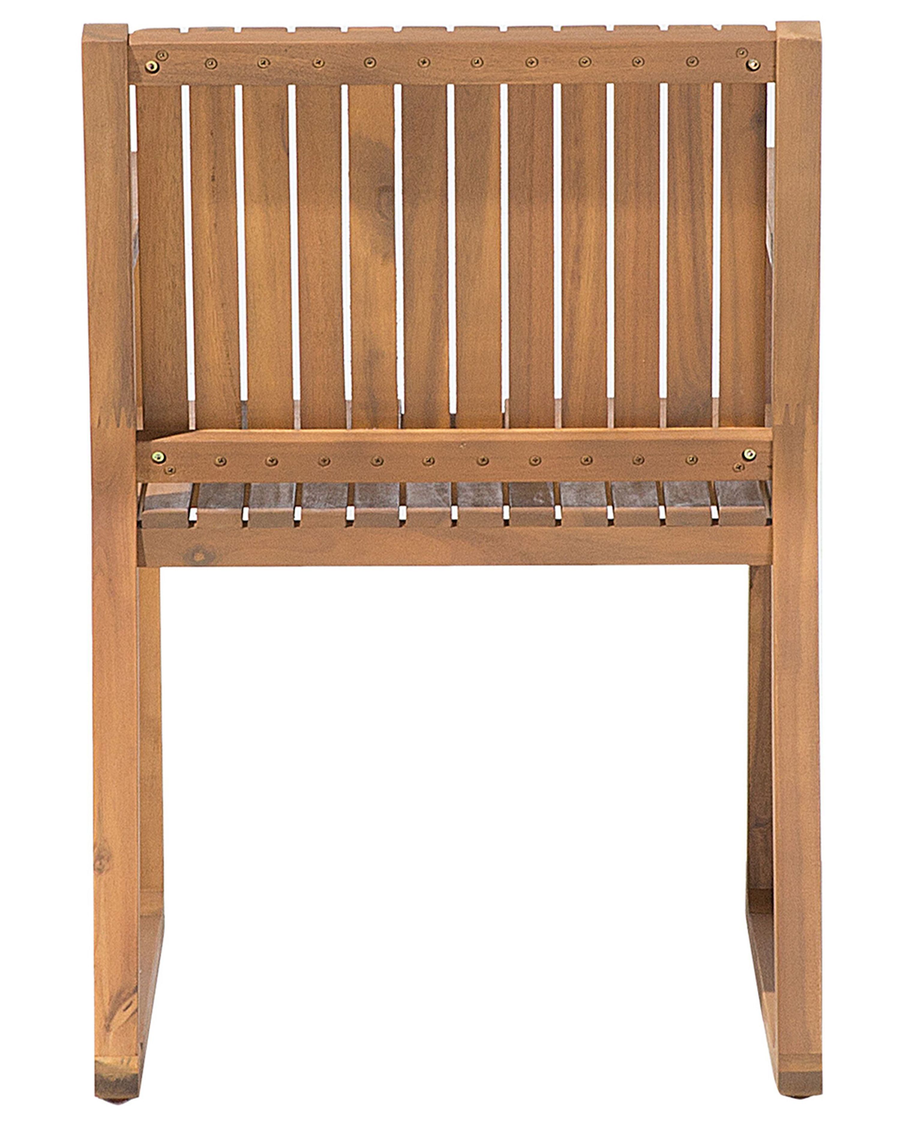 Acacia Wood Garden Dining Chair SASSARI Beliani.co.uk