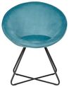 Cadeira em veludo azul claro FLOBY II_886095