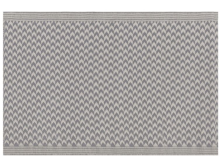 Vloerkleed polypropyleen grijs 60 x 90 cm MANGO_766460