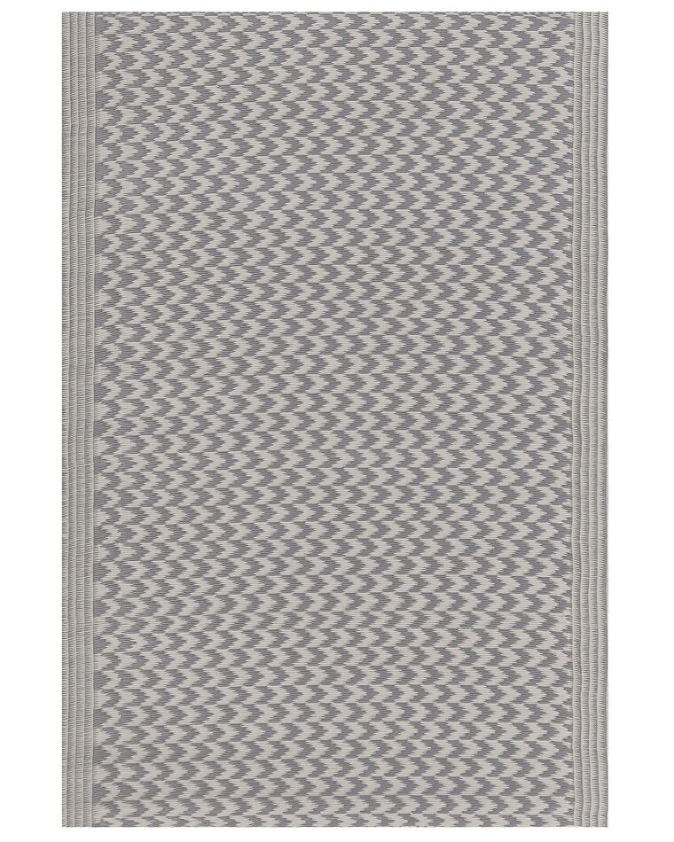 Udendørs tæppe grå polypropylen 60 x 90 cm MANGO_766460