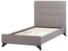 Čalouněná postel 90 x 200 cm šedá AMBASSADOR_871039