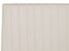 Cama con almacenaje de tela beige 140 x 200 cm VION_901830