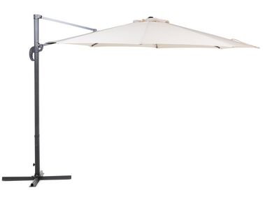 Függő bézs napernyő ⌀ 300 cm SAVONA