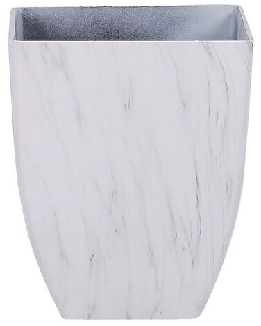 Kukkaruukku marmorikuvio valkoinen 35 x 35 cm MIRO