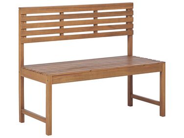 Balkonová lavice z akáciového dřeva 110 cm TREIA