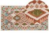 Teppich Wolle mehrfarbig 80 x 150 cm geometrisches Muster Kurzflor ERMENEK_836585