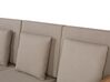 Hétszemélyes FSC® minősített akácfa ülőgarnitúra szürke párnákkal PATAJA_803240