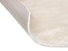 Kulatý viskózový koberec ⌀ 140 cm světle béžový GESI II_837710