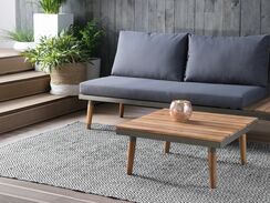 Ulkomatto musta/valkoinen 80 x 150 cm IMIRCIK Ulkomatto musta/valkoinen 80 x 150 cm IMIRCIK