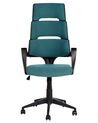Swivel Office Chair Teal Blue GRANDIOSE_834293
