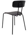 Set of 2 Dining Chairs Black SIBLEY_905653