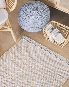 Matto juutti beige 80 x 150 cm ZERDALI