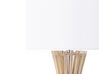 Wooden Table Lamp White CARRION_694943