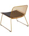 Metal Accent Chair Gold SNORUM_907714