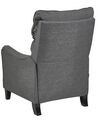Fabric Recliner Chair Grey ROYSTON_884465