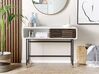 Console Table White and Dark Wood RIFLE_832821