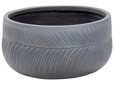 Flower Pot Fibre Clay 43 x 43 x 23 cm Grey FTERO