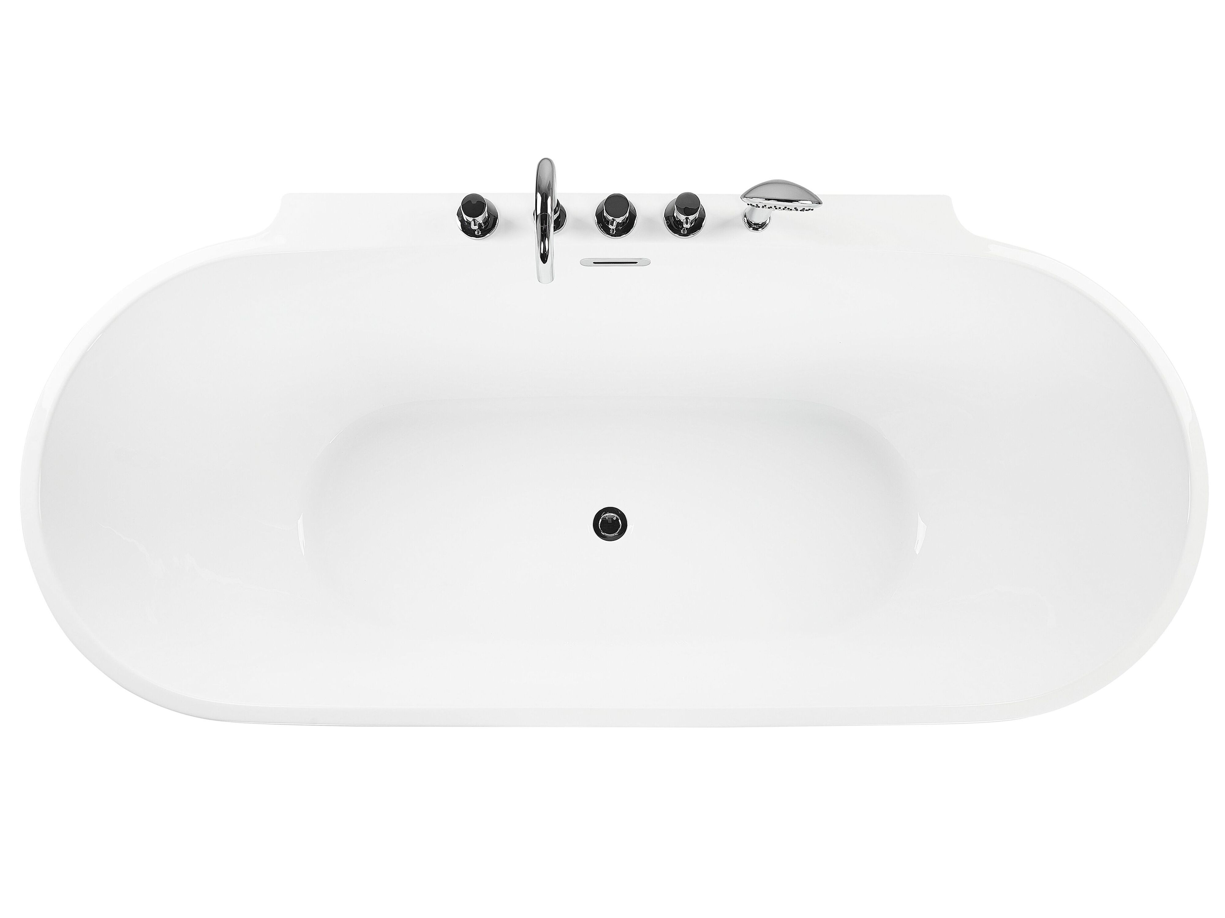 Baignoire murale blanche 167 x 73 cm GOCTA