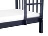Wooden EU Single Size Bunk Bed Dark Blue REVIN_711263