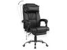 Reclining Faux Leather Executive Chair Black LUXURY_756275
