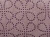 Dekokissen geometrisches Muster Samtstoff rosa 45 x 45 cm LARKSPUR_838404