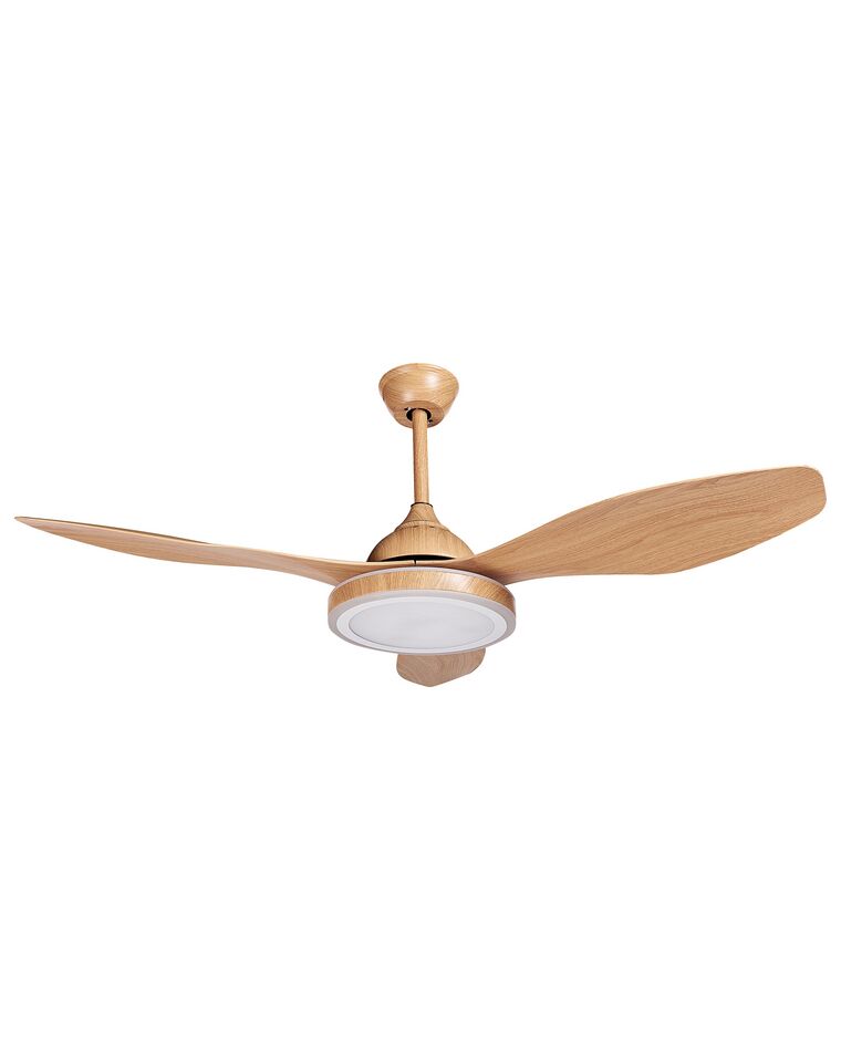 Ceiling Fan with Light Brown MUDDY_861559