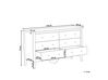 Commode blanche 6 tiroirs WINCHESTER_786368
