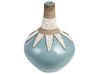 Terracotta Decorative Vase 43 cm Blue SILAU_849766