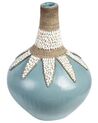 Terracotta Decorative Vase 43 cm Blue SILAU_849766