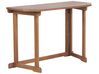 Mesa de jardín de madera de acacia clara 110 x 47 cm TREIA_811895