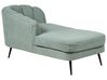 Right Hand Boucle Chaise Lounge Green ALLIER_879233