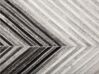 Kožený koberec 140 x 200 cm sivý AYTEPE_751689