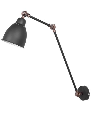 Long Arm Wall Light Graphite Grey MISSISSIPPI